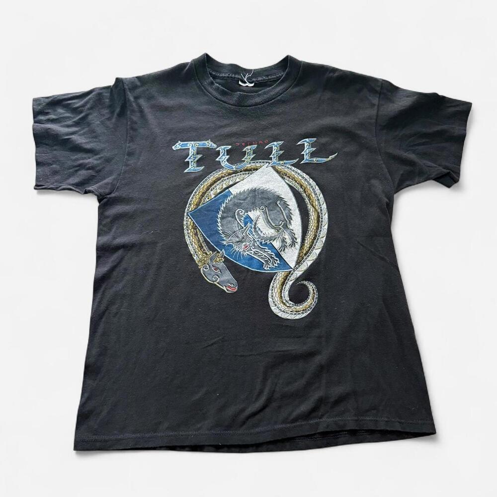 RARE Vintage 1987 JETHRO TULL Rock T-Shirt Here And There